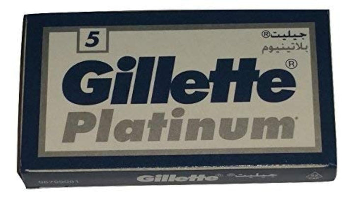 100 GILLÈTTE Platinum Double Edge Razor Blades Made in Russia