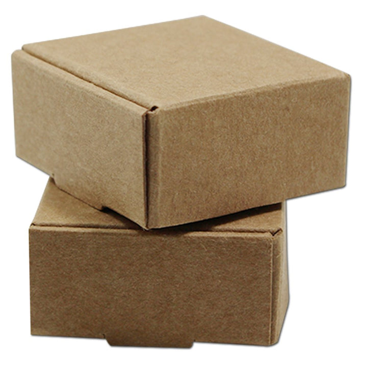 1.45x1.45x0.78 inch 20 Pcs Mini Brown Aircraft Cardboar