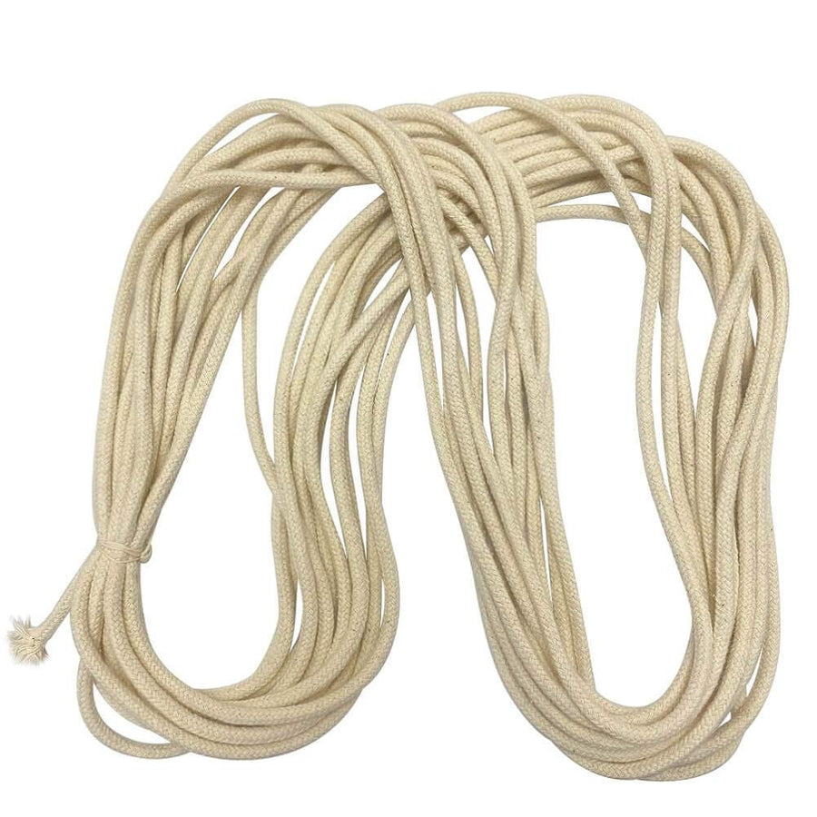 Torch Wicks Replacement Kerosene-lamp - for Tiki Torches,Oil Lamps,Lampberger Lamp,Dietz Oil Lantern 1/4 inch Round (50feet)