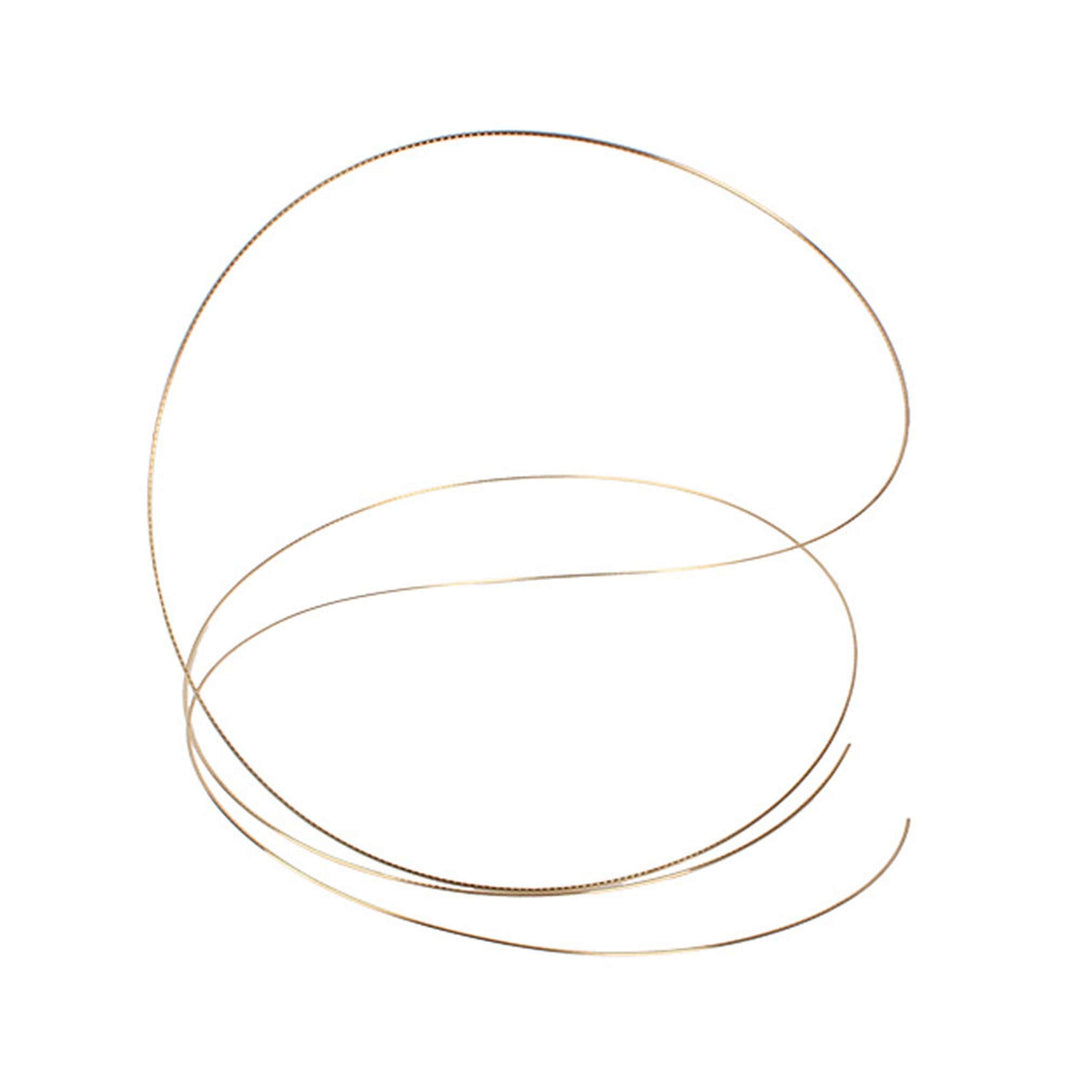 Guitar Fret Wire 1.5mm Brass Material, Electric Guitar Bass Guitar Fingerboard Replacement, 8ft Golden Brass Fretwire For Mandolin Banjo Box Guitar