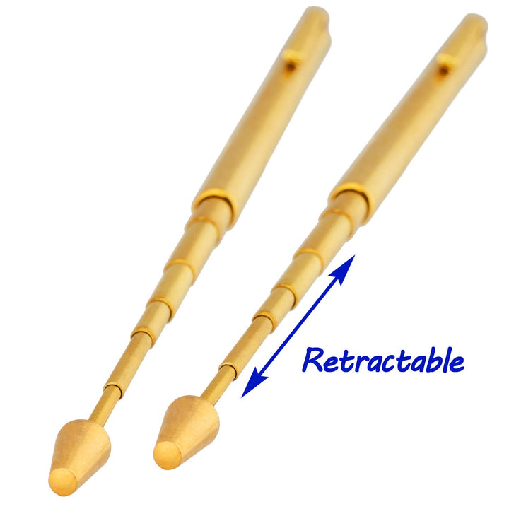 2PCS Dowsing Rods, Retractable divining rods, Portable Pen Shape L Rods, for Ghost Hunting Tools, Divining Water, Treasure, Buried Items etc