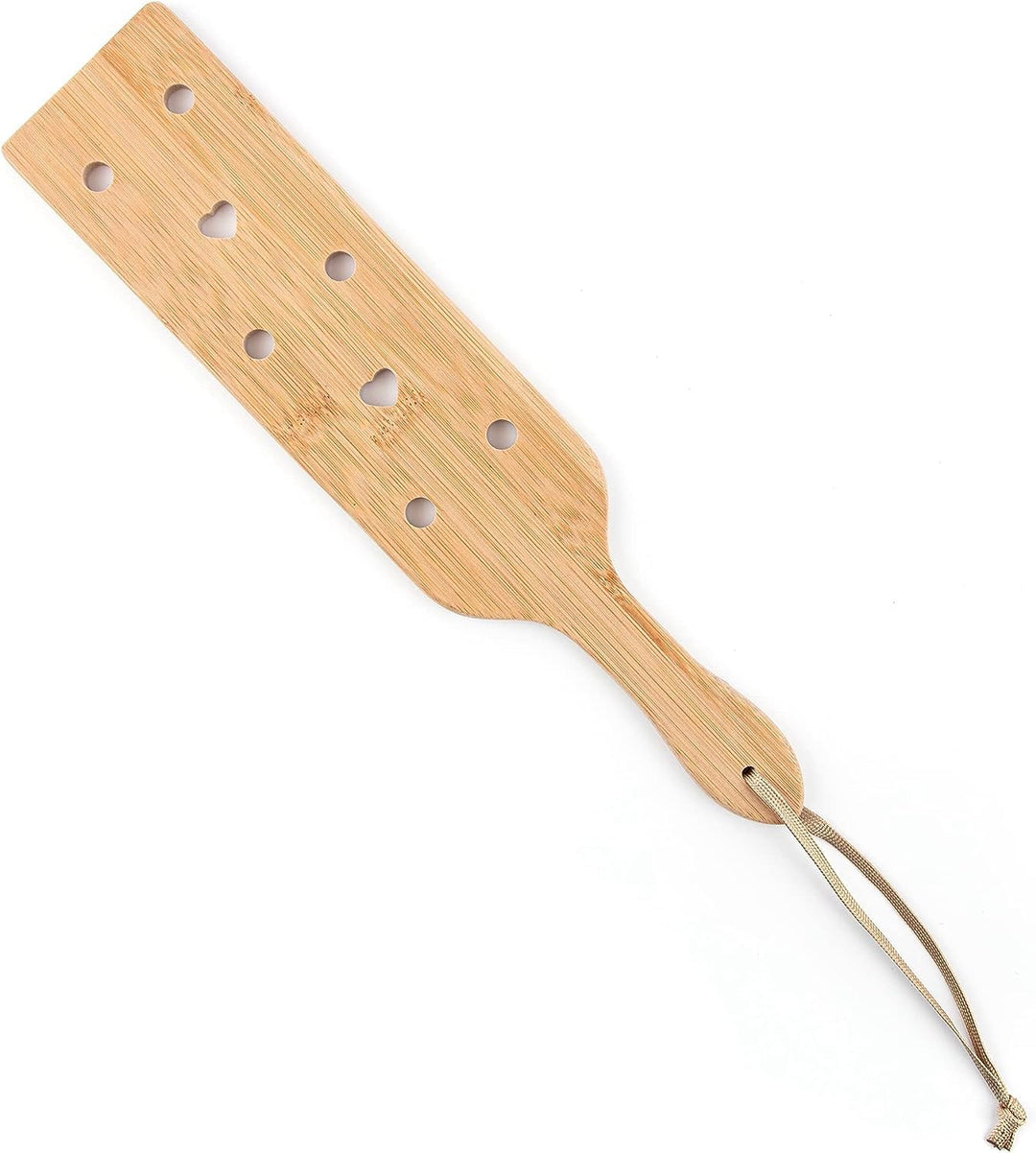 , 13 Inch Bamboo Paddle Lightweight Wooden Paddle with Airflow Holes