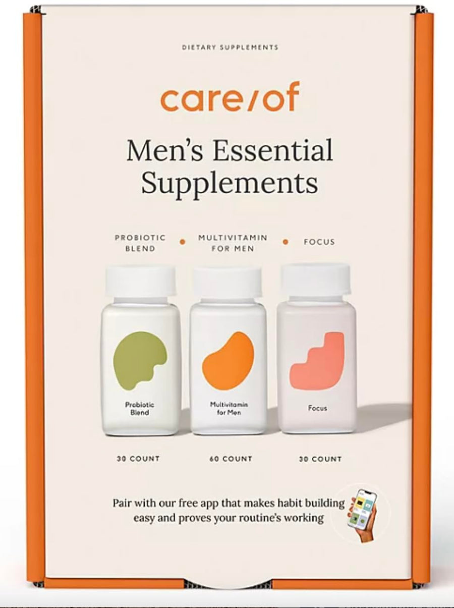 Care/of Men's Essential Supplements 3 Pack, Multivi