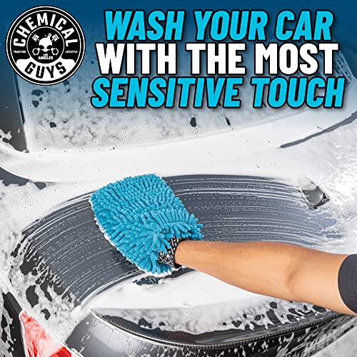 MIC498 Chenille Premium Scratch-Free Microfiber Wash Mitt, Safe for Cars, Trucks, SUVs, RVs &amp; More, (10.9 x 8) 1 Pack