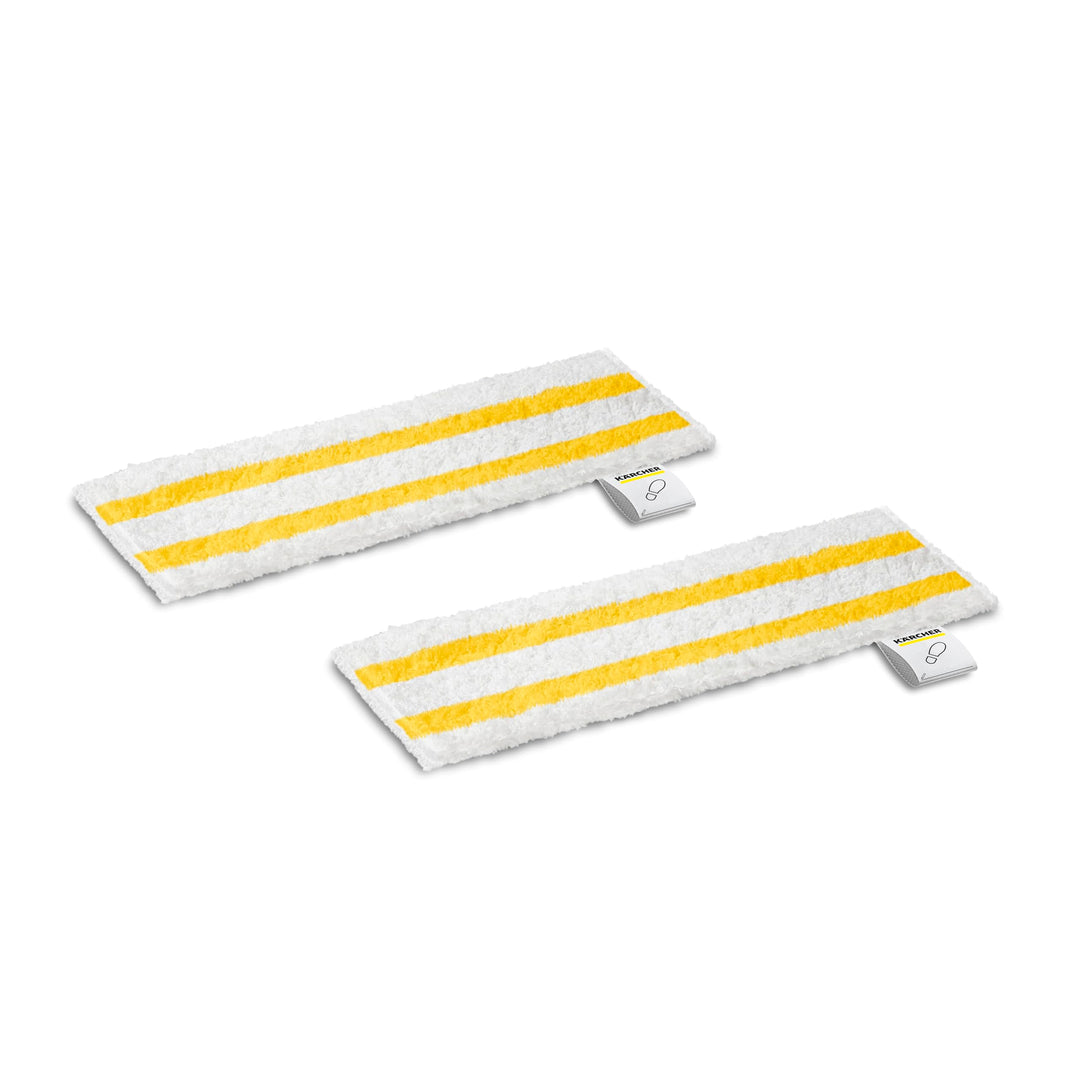 Steam Cleaner Floor Pads, Microfiber - Designed for Karcher SC3 Steam Cleaner Floor Nozzle - for Power Steamers - 2 Pack