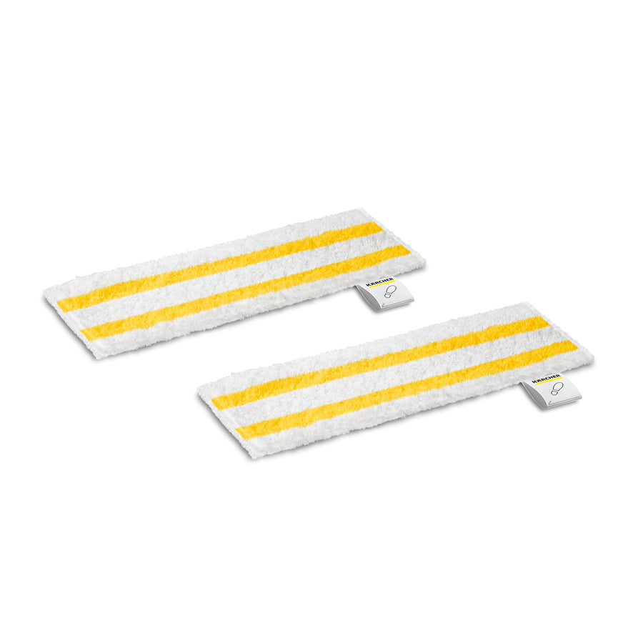 Steam Cleaner Floor Pads, Microfiber - Designed for Karcher SC3 Steam Cleaner Floor Nozzle - for Power Steamers - 2 Pack