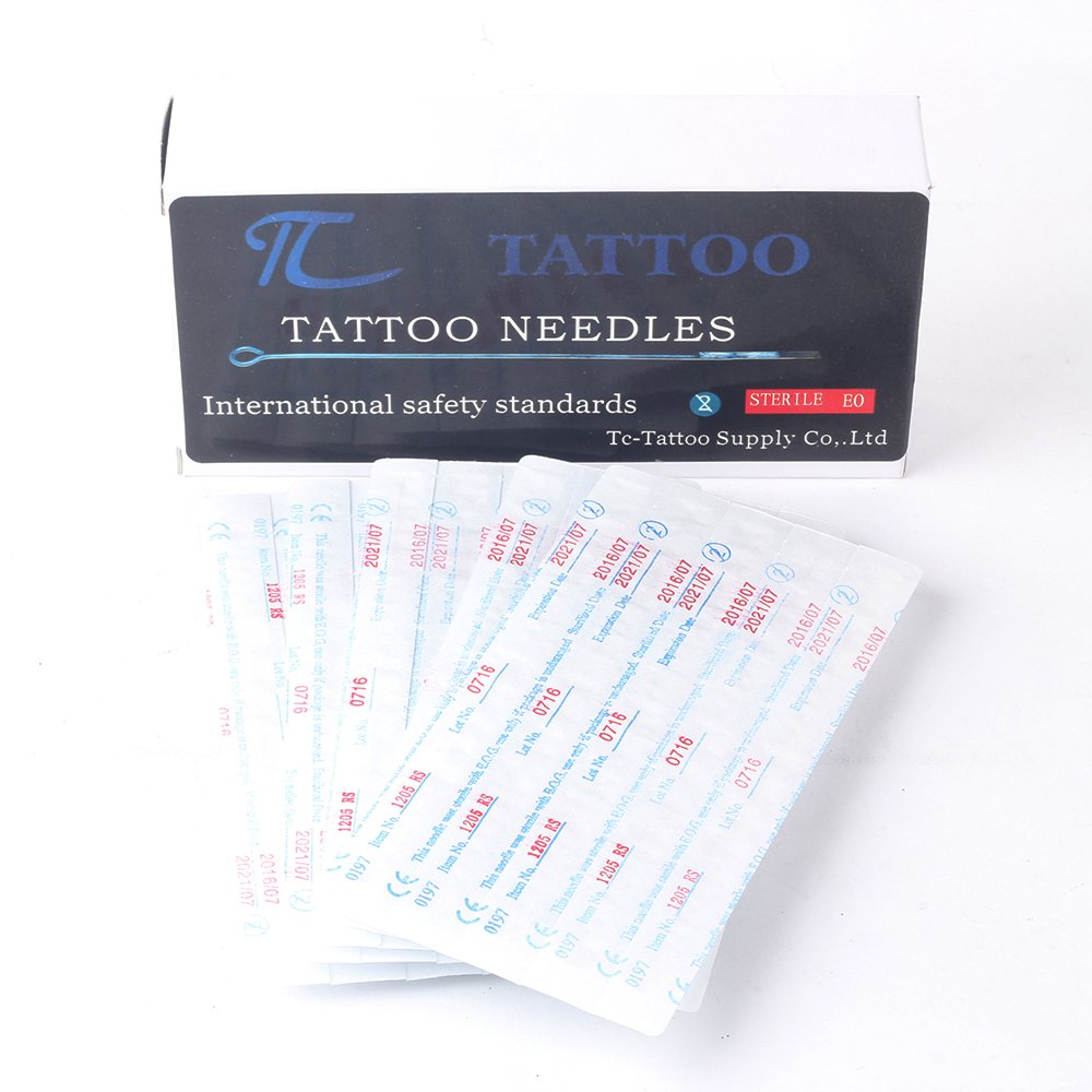 50 Tattoo Needles 5rs Tc Tattoo 5 Round Shader for Tattoo Machine Tattoo Kit