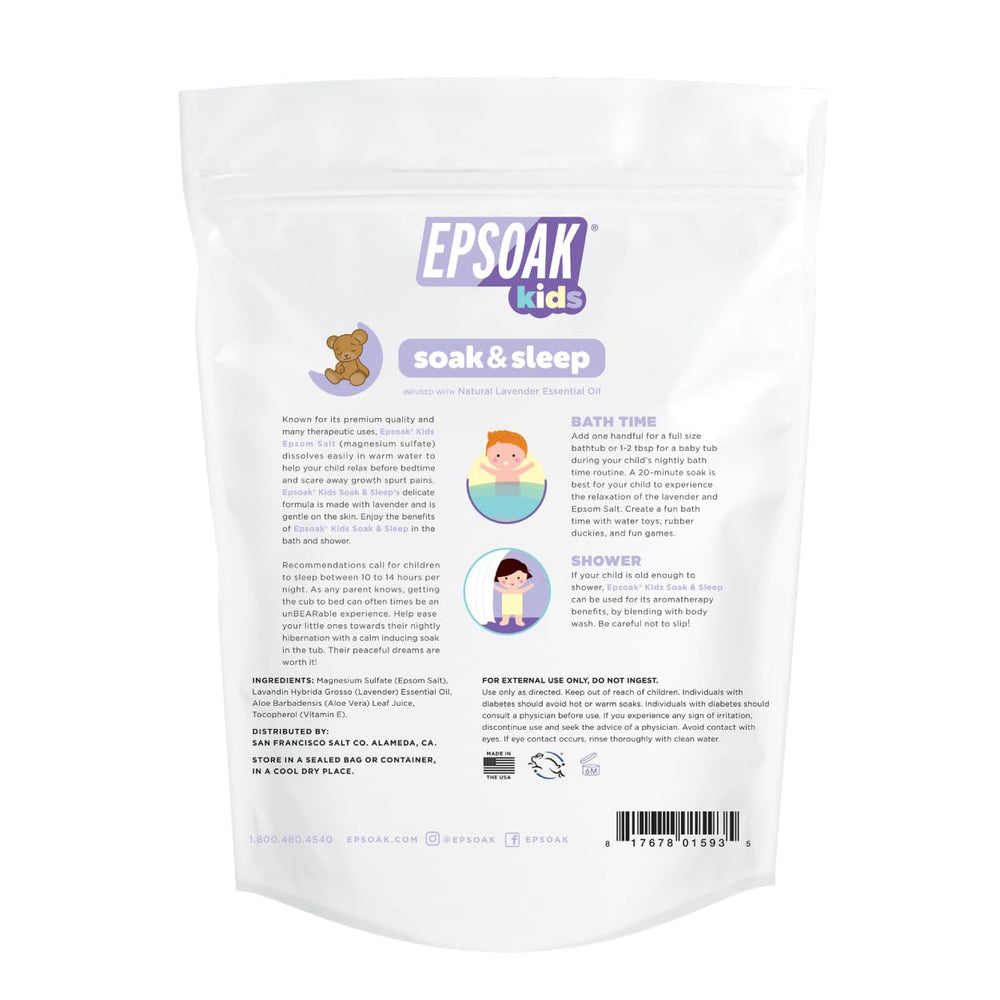 Kids Lavender Soak & Sleep Epsom Salt - 2 lb. Bag