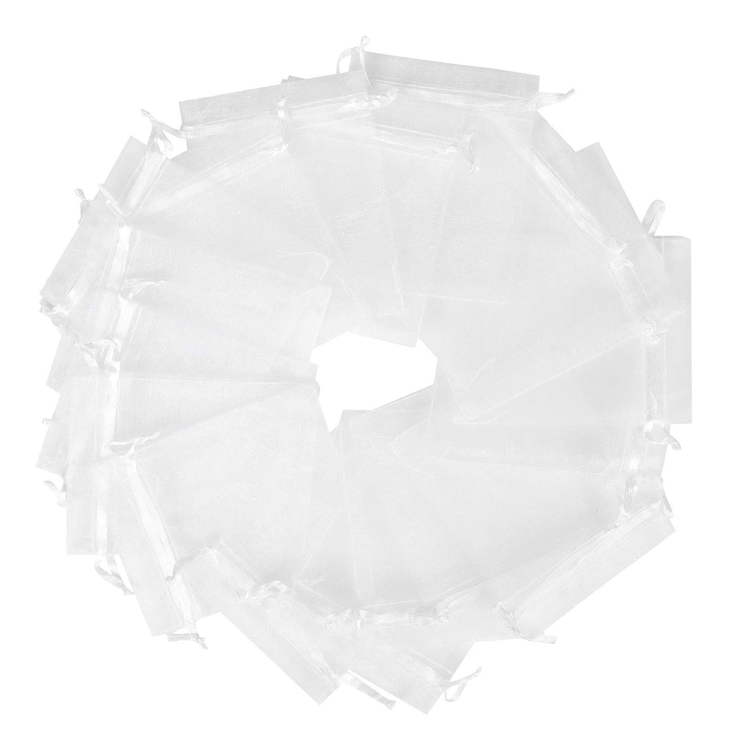 Boshen 100/200PCS Organza Gift Candy Sheer Bags Mesh Je