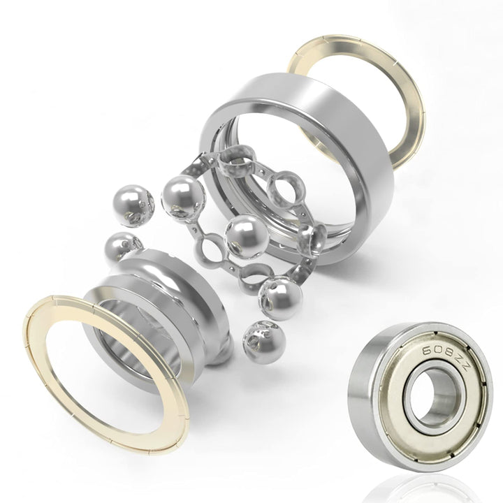 608 zz Skateboard Bearings for Roller Inline Skate Roller Blade Scooter Wheel 3D Print Rollerblade Double Shielded Chrome Steel 8x22x7mm Miniature Ball Bearing