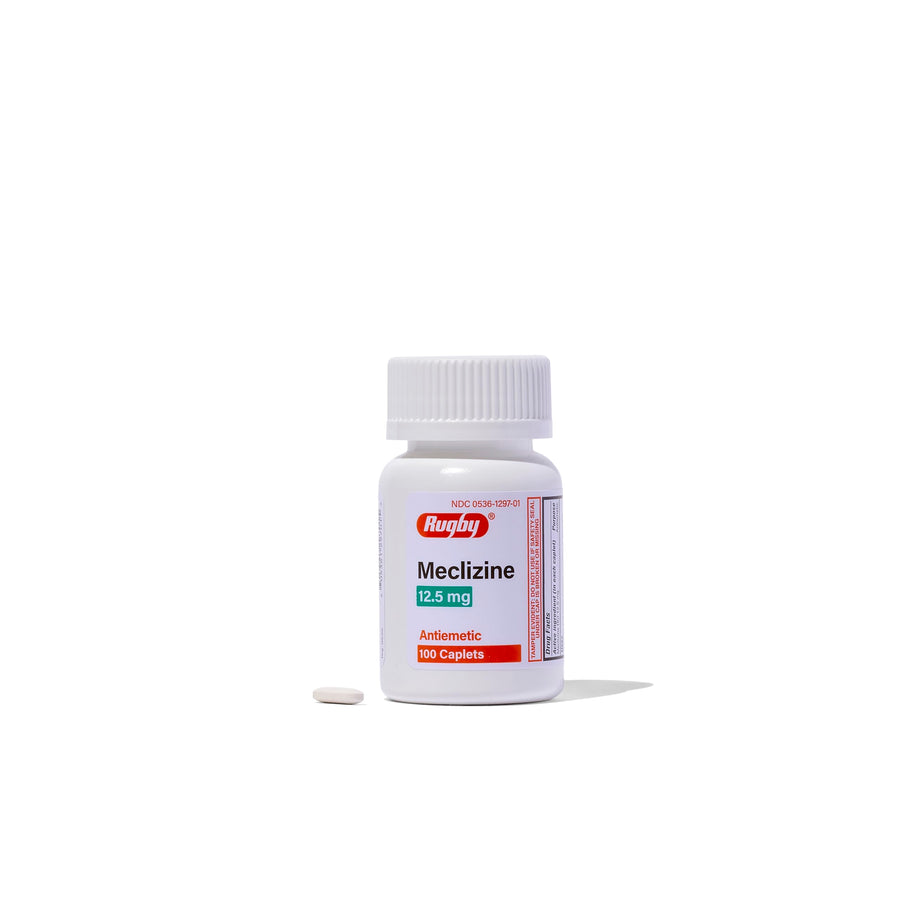 Rugby Meclizine 12.5mg Caplets - Antiemetic Motion Sick