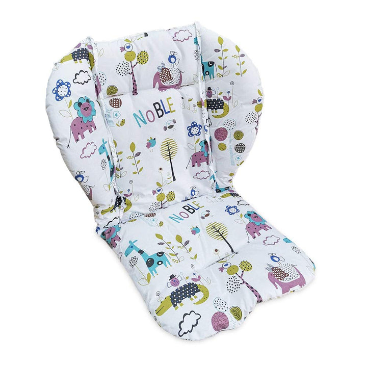 High Chair Pad,highchair seat, highchair Cushion, seat Pad,Soft and Comfortable, Light and Breathable, Cute Patterns, Make The Baby More Comfortable(Jungle Animal Pattern)