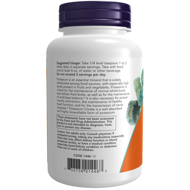 Now Foods Potassium Citrate Powder 12 Ounce, 12.0 Ounce