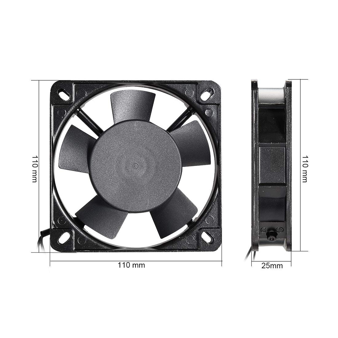 Cooling Fan 110mm x 110mm x 25mm SF11025AT AC 220/240V 0.10A Long Life Sleeve Bearings