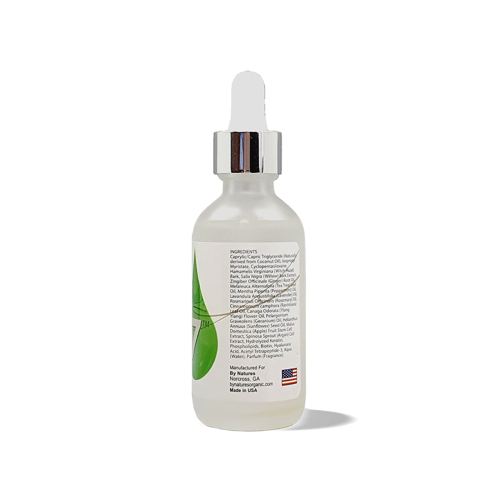 BIO7 BIOTIN GROWTH DROP INFUSED BIOMIMETIC SIGNAL PEPTIDE – 2 Fl Oz – Improve the Appearance of Hair Loss By Looking Visibly Longer, Thicker, Boost Follicle Growth –