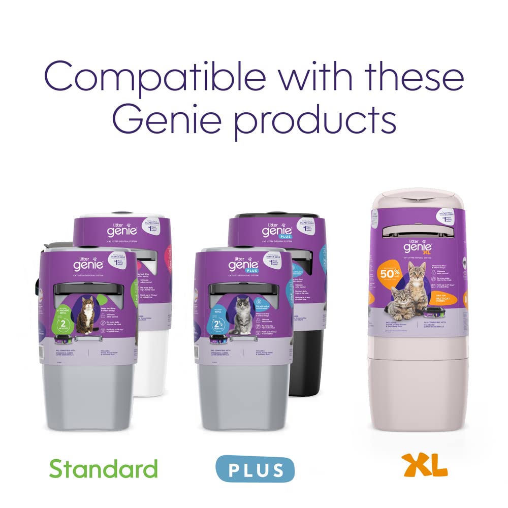 Refill Bags (3-Pack) Multi-Layers of Odor-Barrier Technology 1 Square Refill Lasts Up to 2 Months