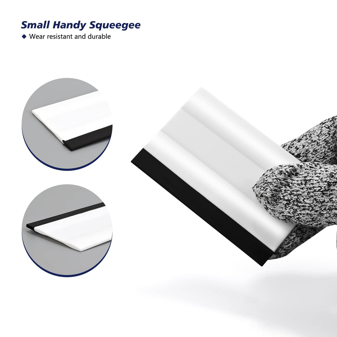 EHDIS 3Block Squeegee Mini Car Rubber Squeegee for Kitc