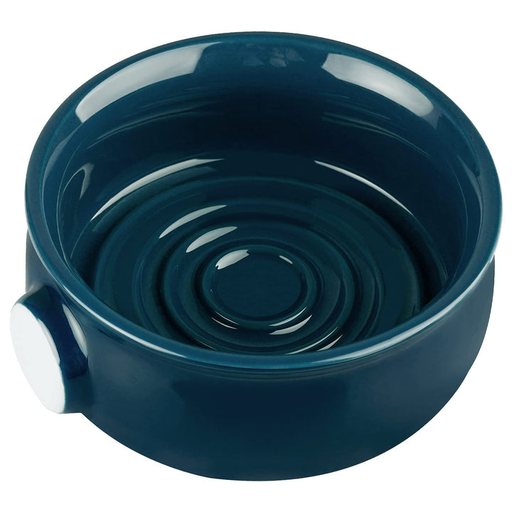 Linkidea Ceramic Shaving Soap Bowl with Non-slip Handle