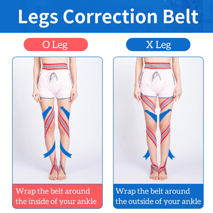 GHORTHOUD O/X Legs Correction Belt Legs Posture Corrector Band Unisex O/X Legs Bandage Lightweight Pediatric Straighten Belt for Men Women and Children(Large)