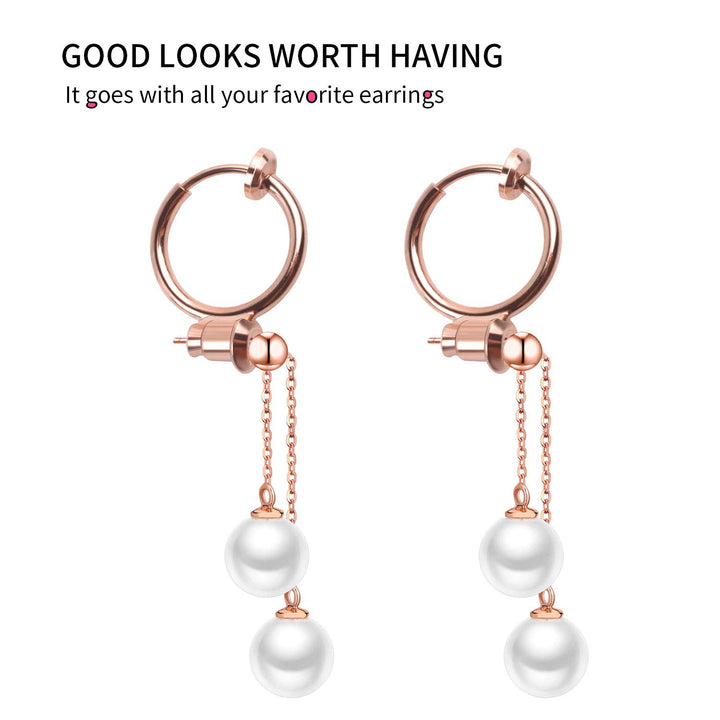Clip-on Earring Converter,16 Pieces Earring Clip Conver