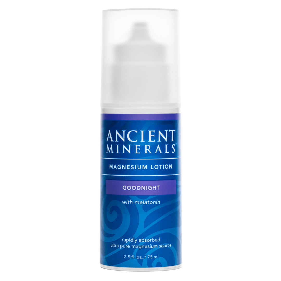 Magnesium Lotion Goodnight night cream contains melatonin with magnesium chloride and OptiMSM a topical nighttime moisturizing lotion(2.5oz)