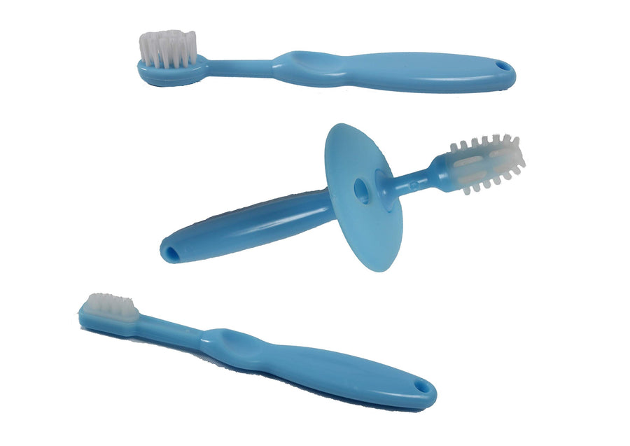 Sweetie Toothbrush Set (3 Pack)1-360° Silicone Baby Too