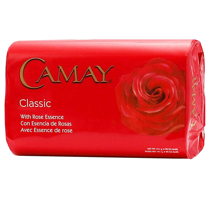 Classic Bar Soap, Body wash Bar with Rose Essence, Cleans your skin, Helps Moisturize your Skin, Subtle Scented, 6-Pack of 98 Oz, 6 Bar Soaps.