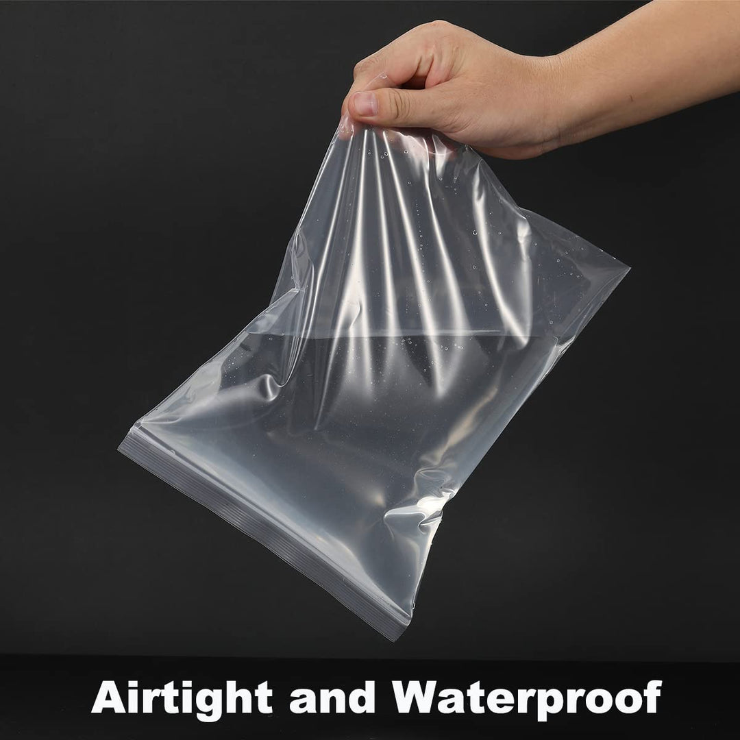 200 PCS 2 x 3 Thick 4 Mil Small Clear Zip Poly Lock Plastic Bags Seal Reclosable Zip Bag Heavy-Duty Jewelry Earrings Necklace Ring Coin Beads Pill Zipper Bags