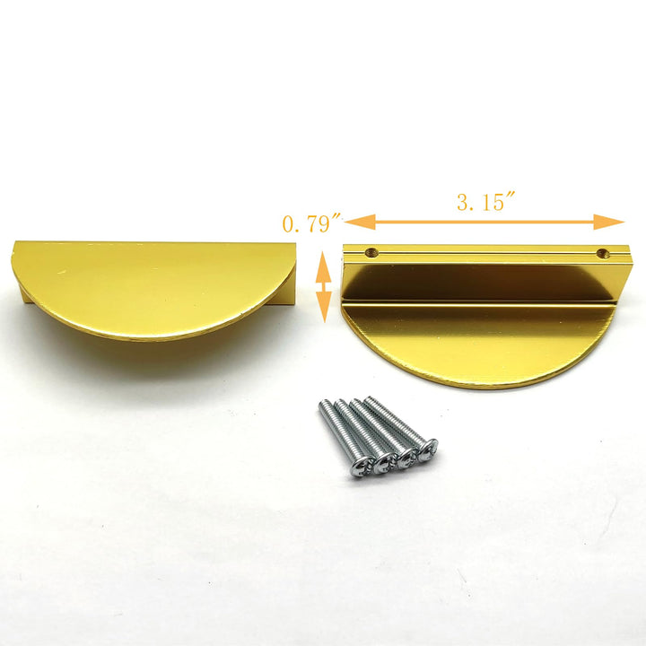 Susenya Cabinet Handles,1-Pack, Semi Circle Door Pulls 