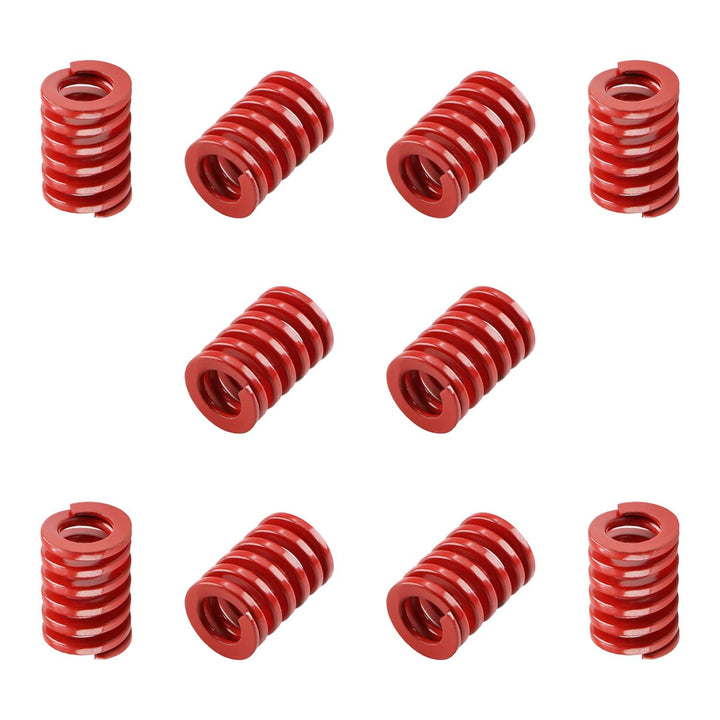 3D Printer Die Spring 14mm OD 20mm Long Load Compression Mould Die Spring for Mechanical Equipment Accessories Red 10PCS