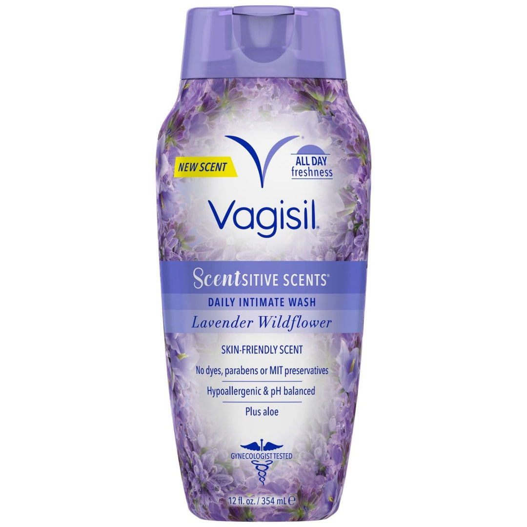 Scentsitive Scents Plus Daily Intimate Vaginal Wash for Feminine Hygiene, Spring Lilac