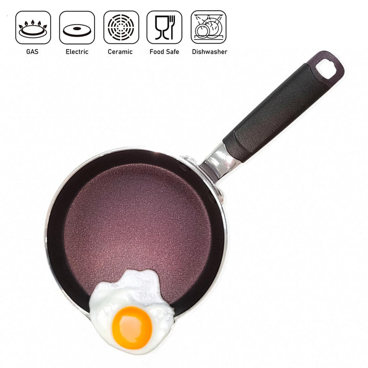 TECHEF - 5.5-Inch One Egg Frying Pan, Coated with New T