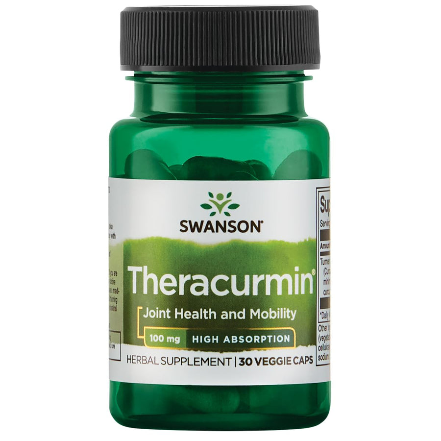 Theracurmin - Herbal Supplement Supporting Joint Health & Mobility - Formulated for High Absorption - (30 Capsules, 100mg Each)