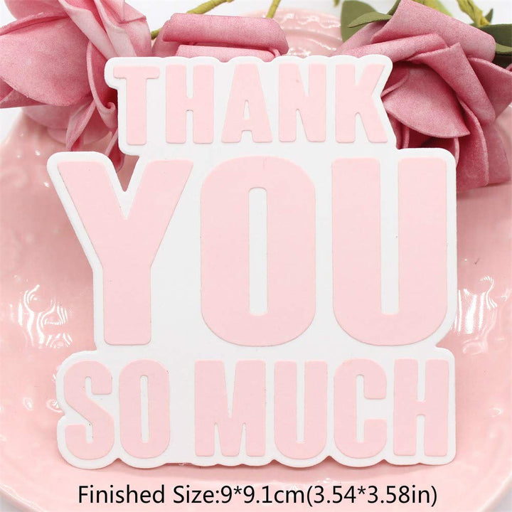KSCRAFT Large Words Metal Cutting Dies Stencils for DIY