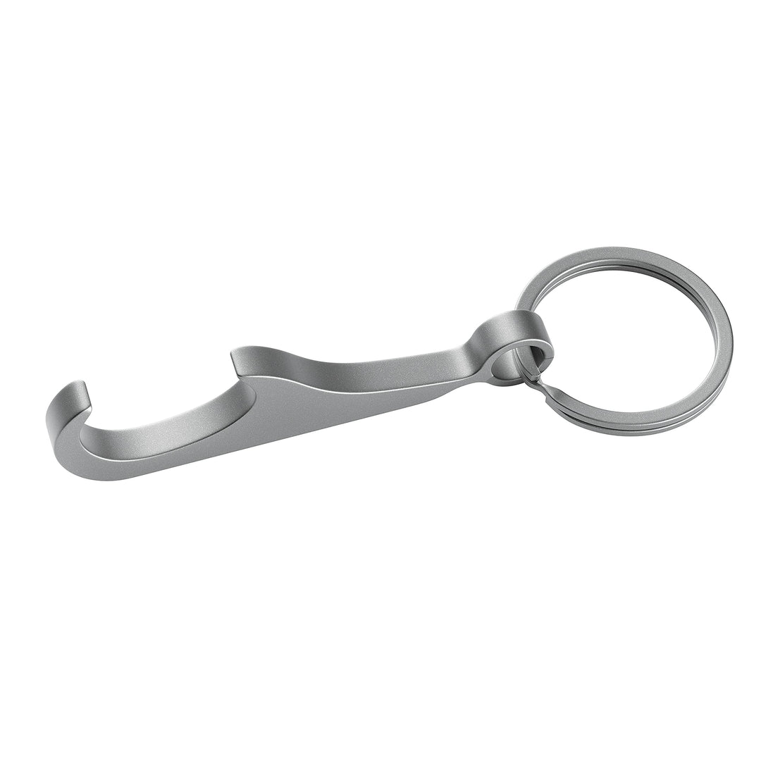 Titanium bottle opener keychain with keyring mini EDC bottle opener