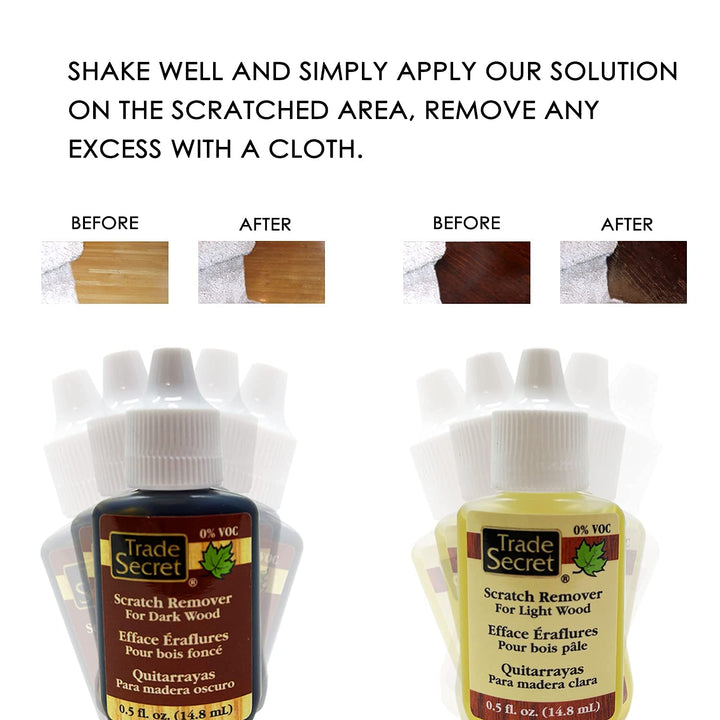 Scratch Remover Pro Set for Dark Wood and Light Wood Fu