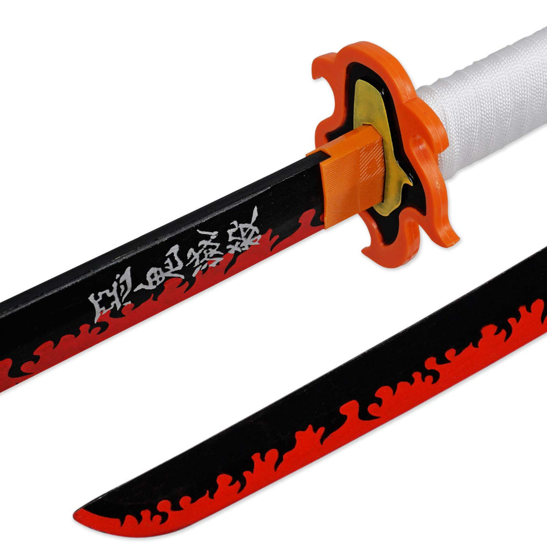 Zisu Demon Katana, About 41 inches, Hashira Pillars Katana for Cosplay Purpose, Anime Original Texture (Kyoujurou)
