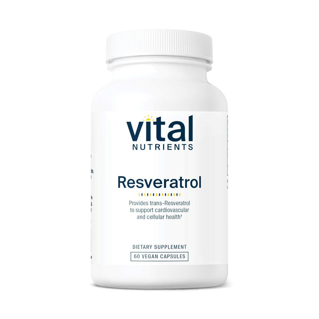 Resveratrol | Ultra High Potency Antioxidant | Trans Resveratrol for Cardiovascular and Cell Health Support* | Vegan Supplement | Gluten, Dairy and Soy Free | Non-GMO | 60 Capsules