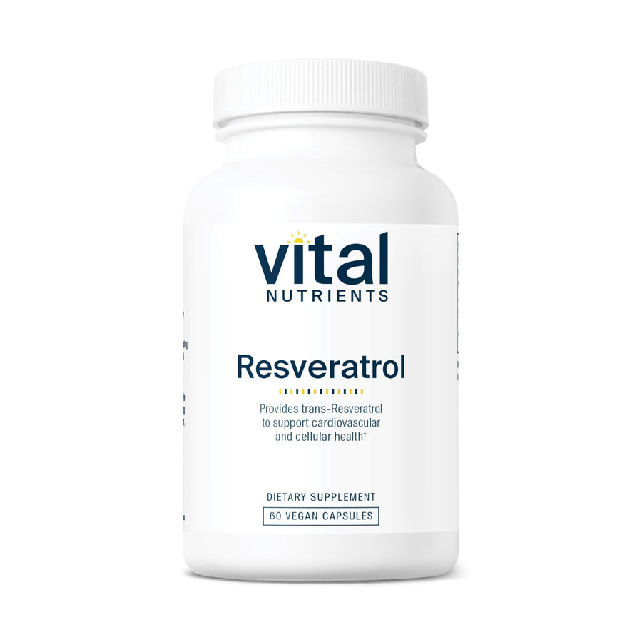 Resveratrol | Ultra High Potency Antioxidant | Trans Resveratrol for Cardiovascular and Cell Health Support* | Vegan Supplement | Gluten, Dairy and Soy Free | Non-GMO | 60 Capsules