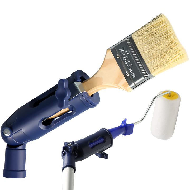 Multi-angle Paint Brush Extension Tool for High Ceilings,Suitable for Fixing On Standard Threaded Extension Rod