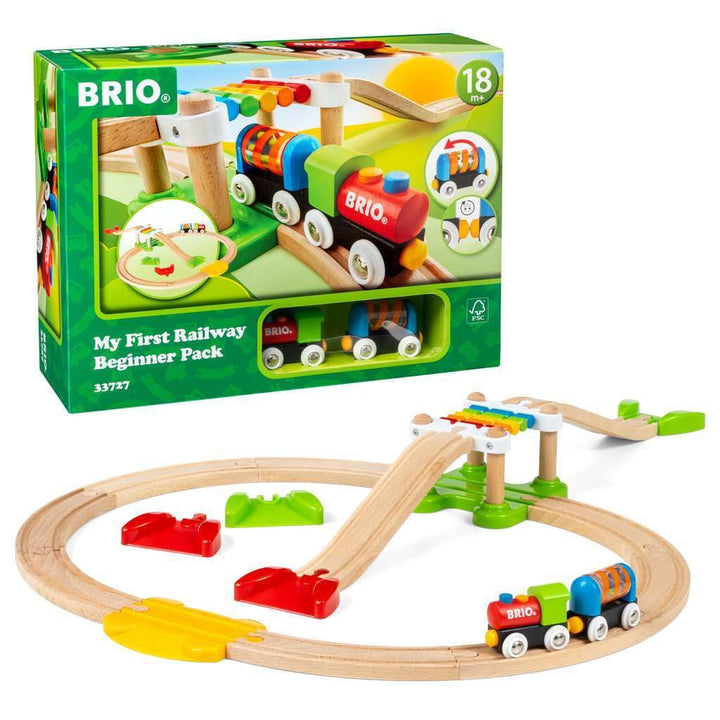 BRIO My First Railway - 33727 Beginner Pack | Engaging 