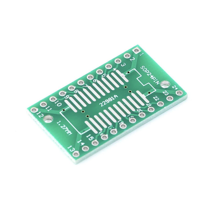 Cermant 35pcs 7 Values PCB Proto Boards SMD to DIP Adap