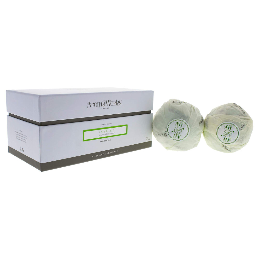 AromaWorks Inspire AromaBomb Bath Bomb - Black Pepper, 