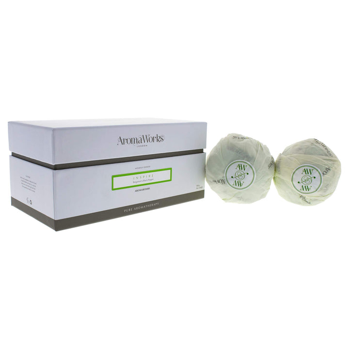 AromaWorks Inspire AromaBomb Bath Bomb - Black Pepper, 