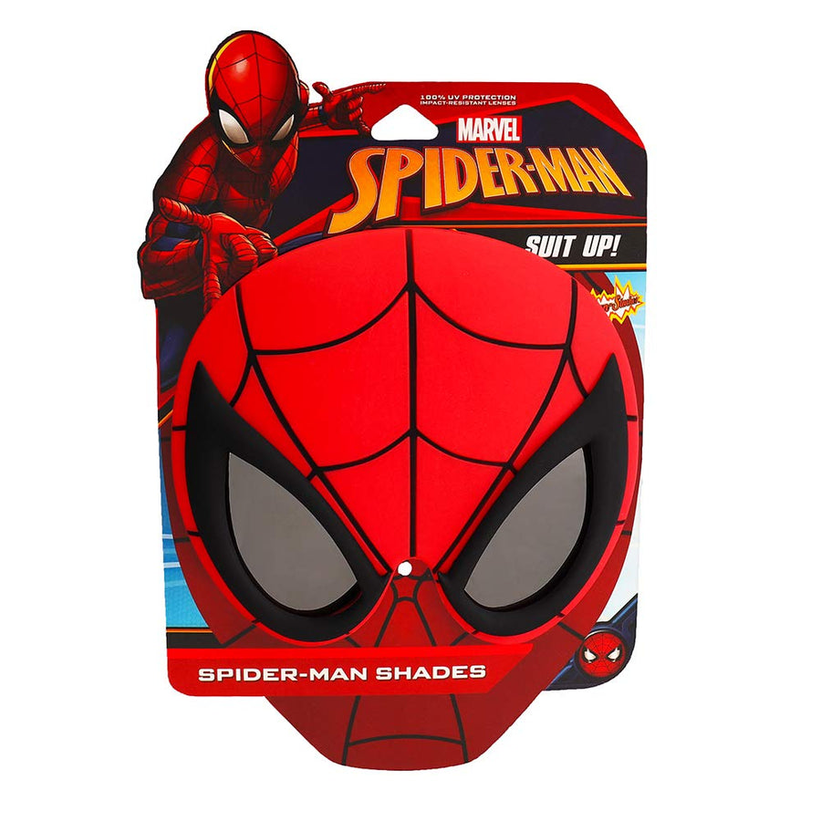 Marvel Official Spider-Man Sunglasses | Full Mask Costume Accessory | One Size Fits Most