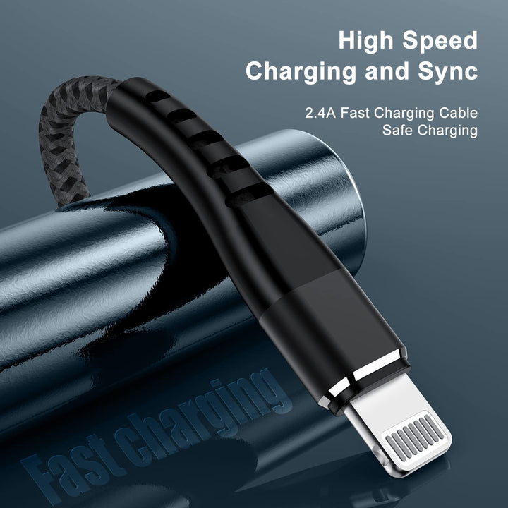 Essri 2Pack for iPhone Charger Cord 6FT, Lighting Cable