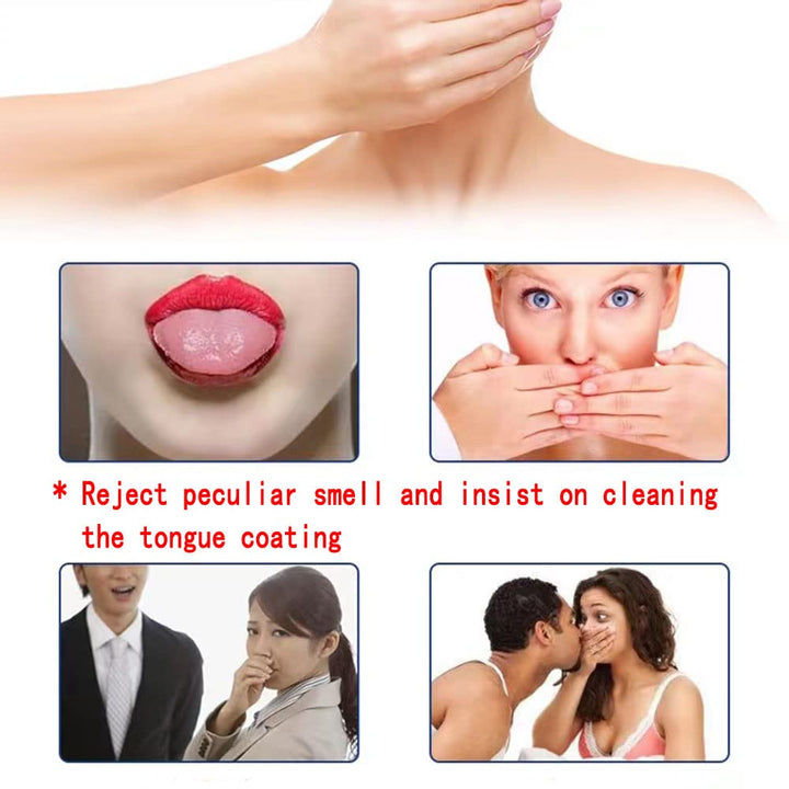 PIVHWIR 4-Pack Tongue Scrapers, Tounge Scraper Cleaner 