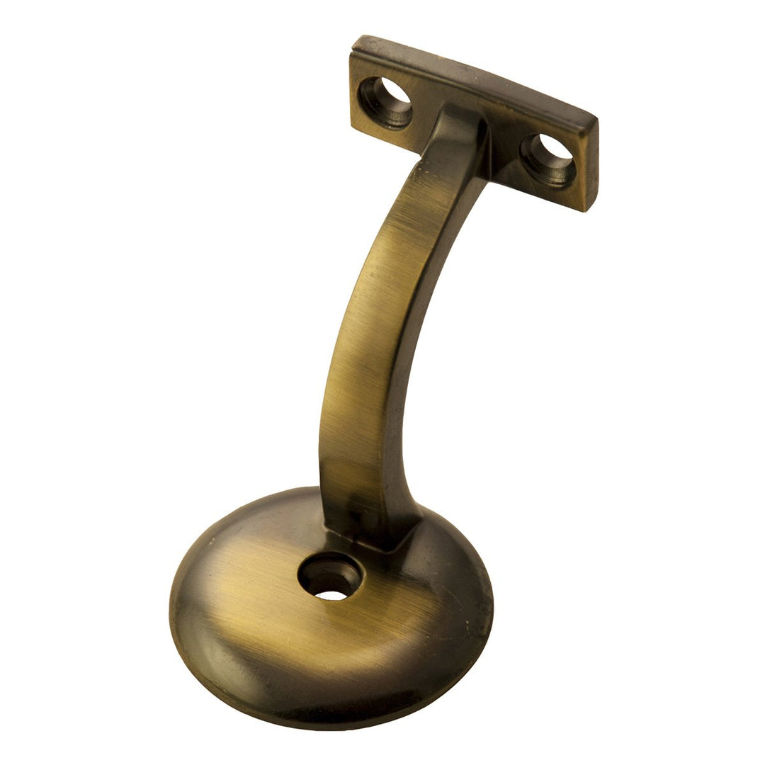 HH57738-AB Collection Hand Rail Bracket Antique Brass Finish, 2.375 Inch