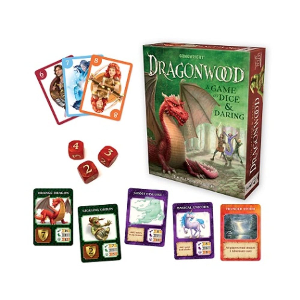 Dragonwood A Game of Dice & Daring Board Game Multi-colored, 5