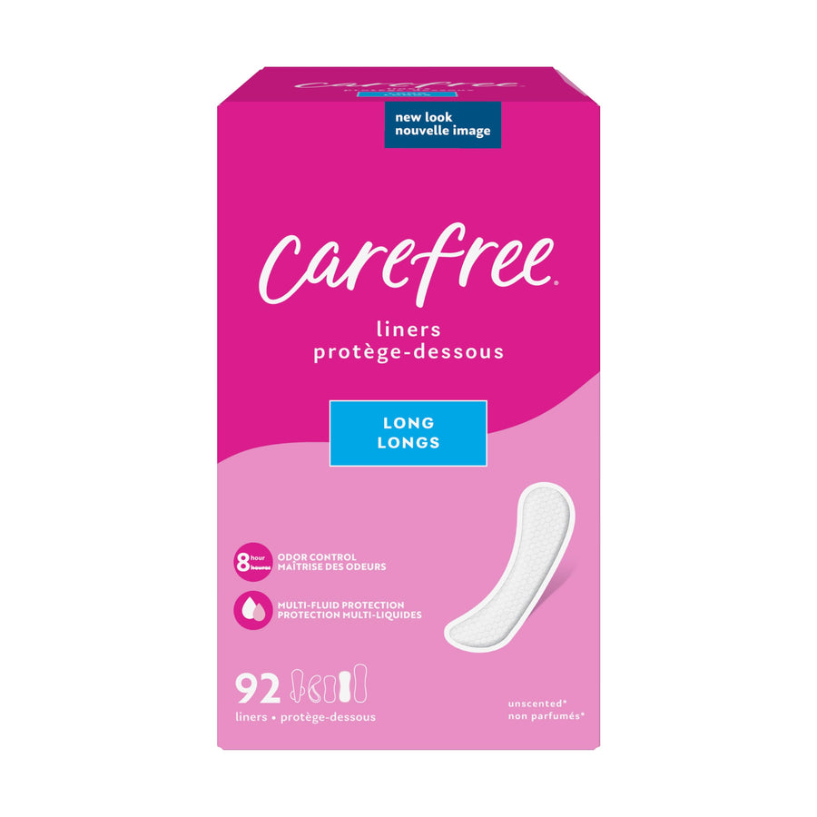 Carefree Acti-Fresh Ultra-Thin Panty Liners, Long To Go